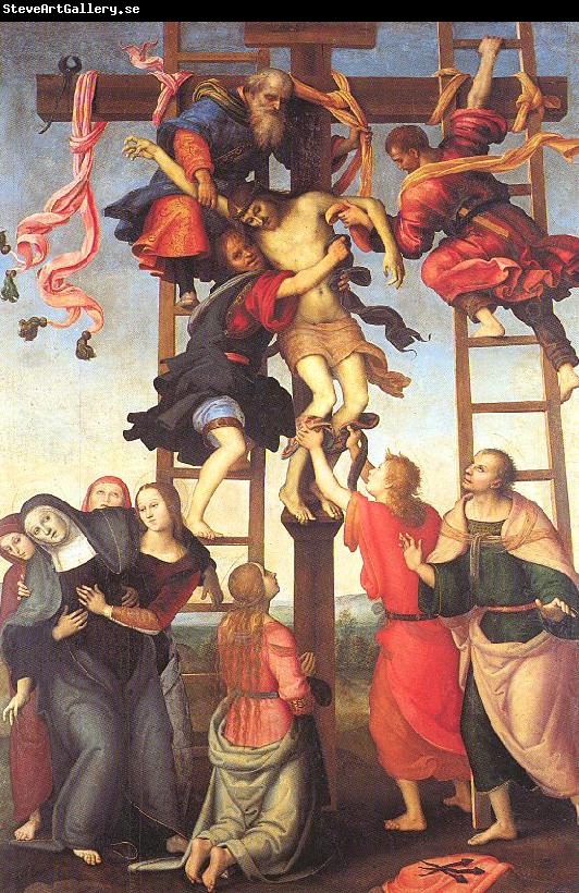 PERUGINO, Pietro The Deposition from the Cross
